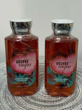 BBW Velvet Sugar Body Wash Set of 2 NWT